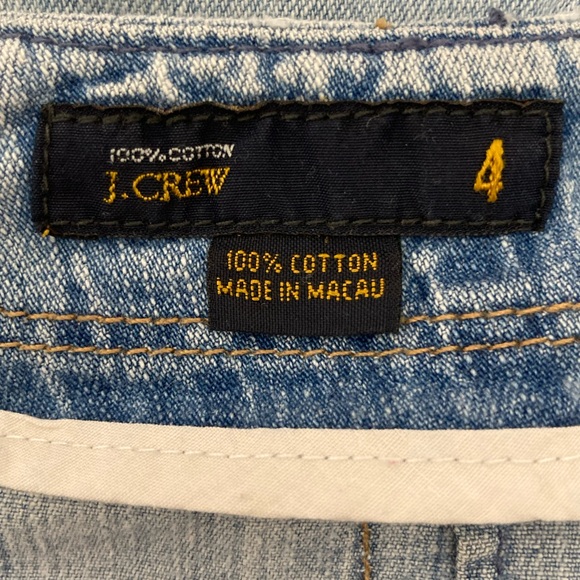 J. Crew Denim Modest Midi Skirt - Blue Size 4 - Picture 3 of 6